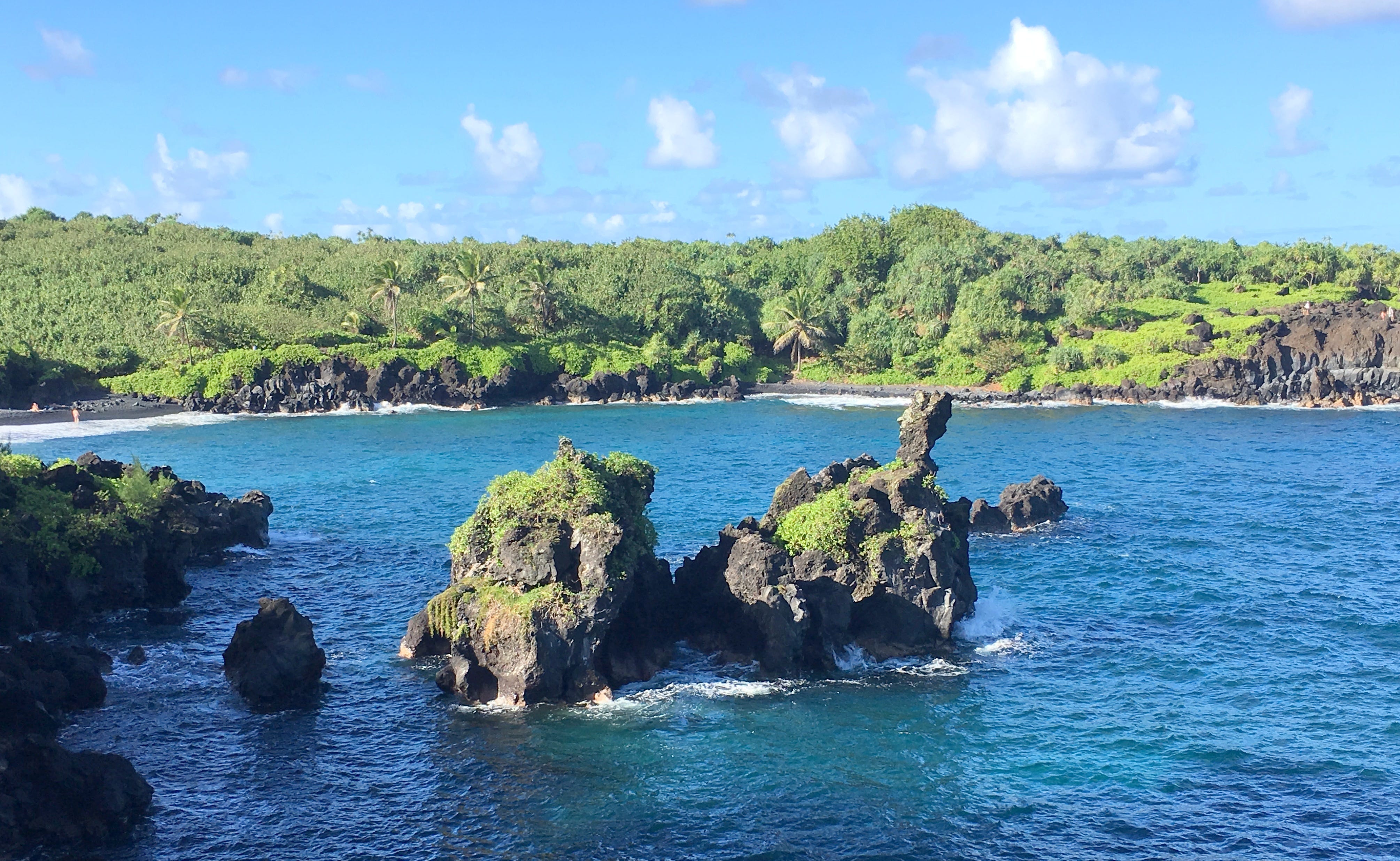 Driving the road to Hana. The “Road to Hana” is a scenic highway