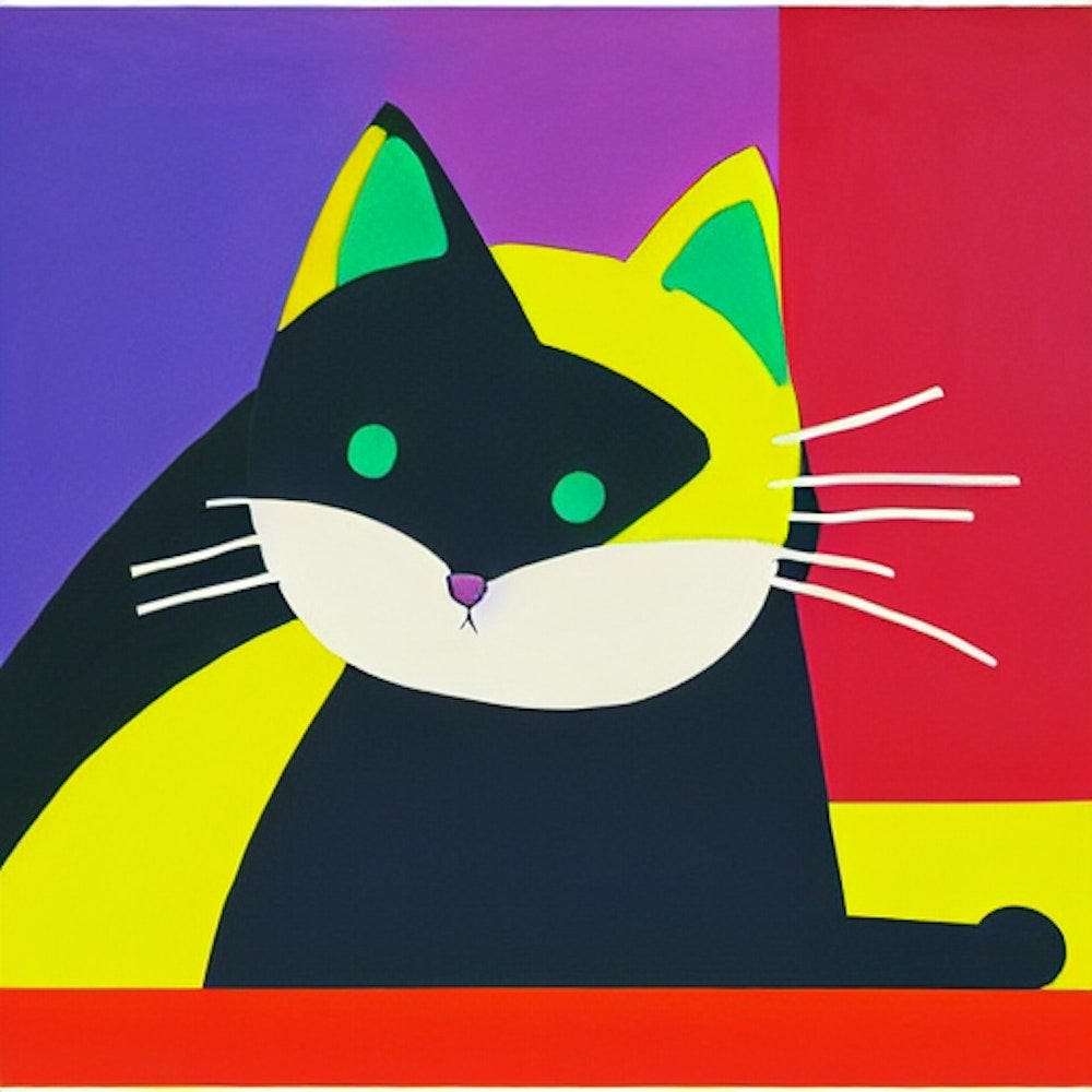Cat Playing Piano, in the style of | by Ev Williams | Medium