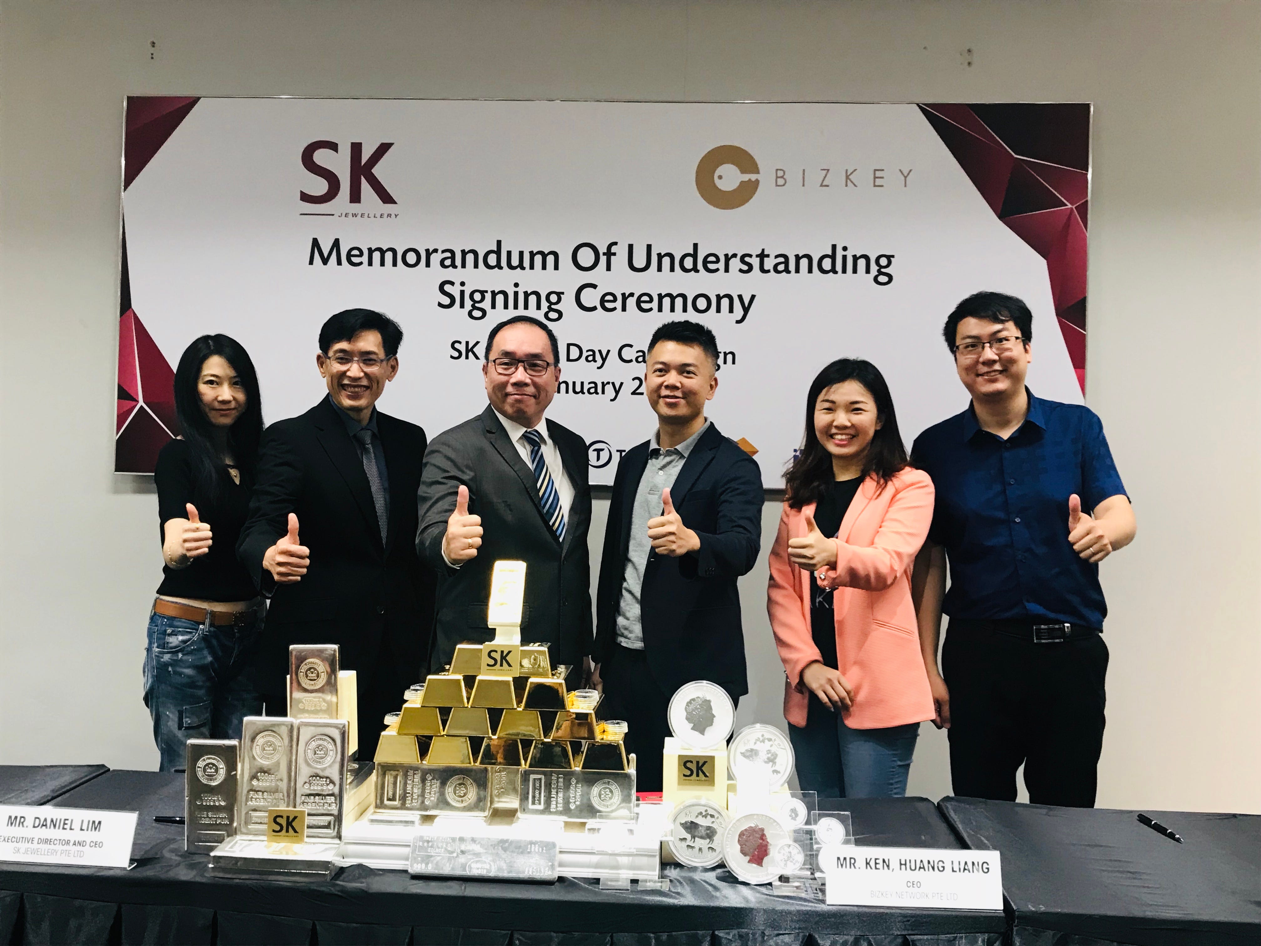 Top Blockchain Projects gather together with SK Jewellery, the largest  Jewellery chain in Singapore, to push for mass adoption of cryptocurrency |  by Bizkey | Bizkey Official | Medium