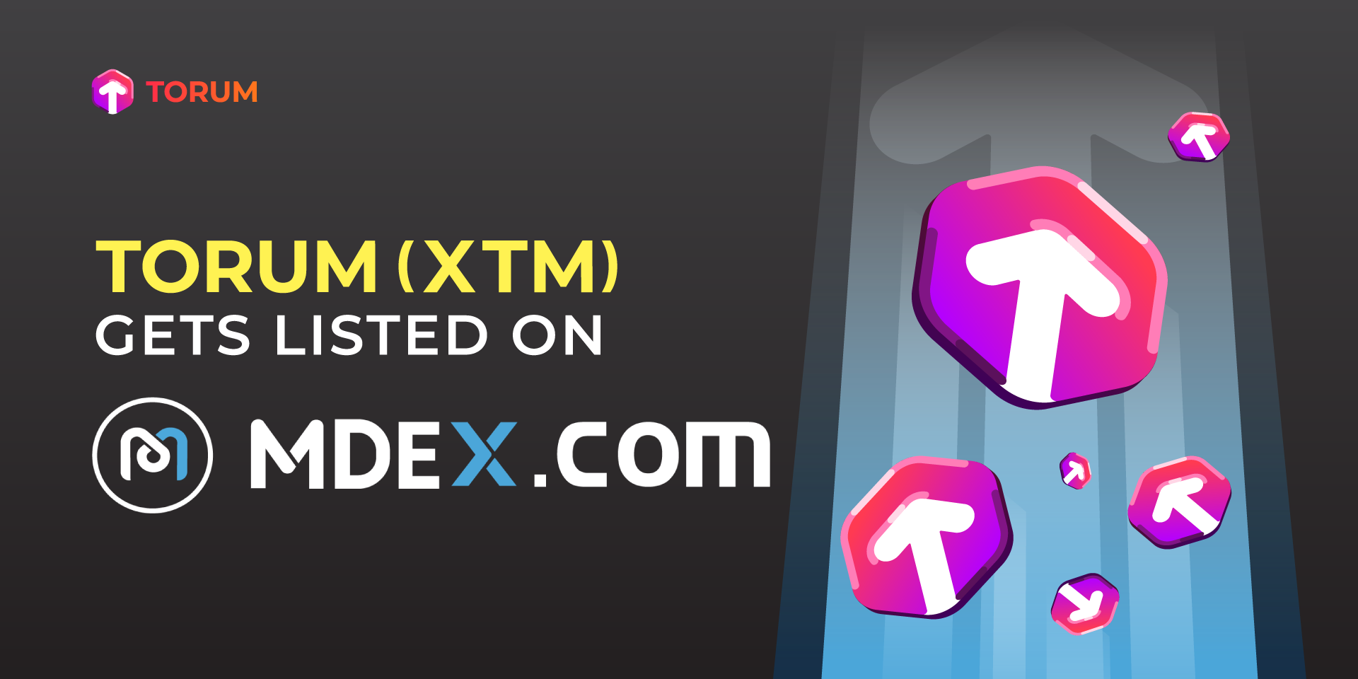 Torum is now listed on MDEX. Following the announcement of Huobi Eco… | by  Torum | torum.official | Medium