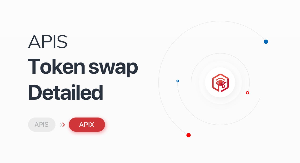 APIS 토큰 스왑 상세 공지. 본 스왑은 이전에 안내해드렸던 대로 100(APIS) : 1(APIX)… | by APIS Team |  APISplatform | Medium
