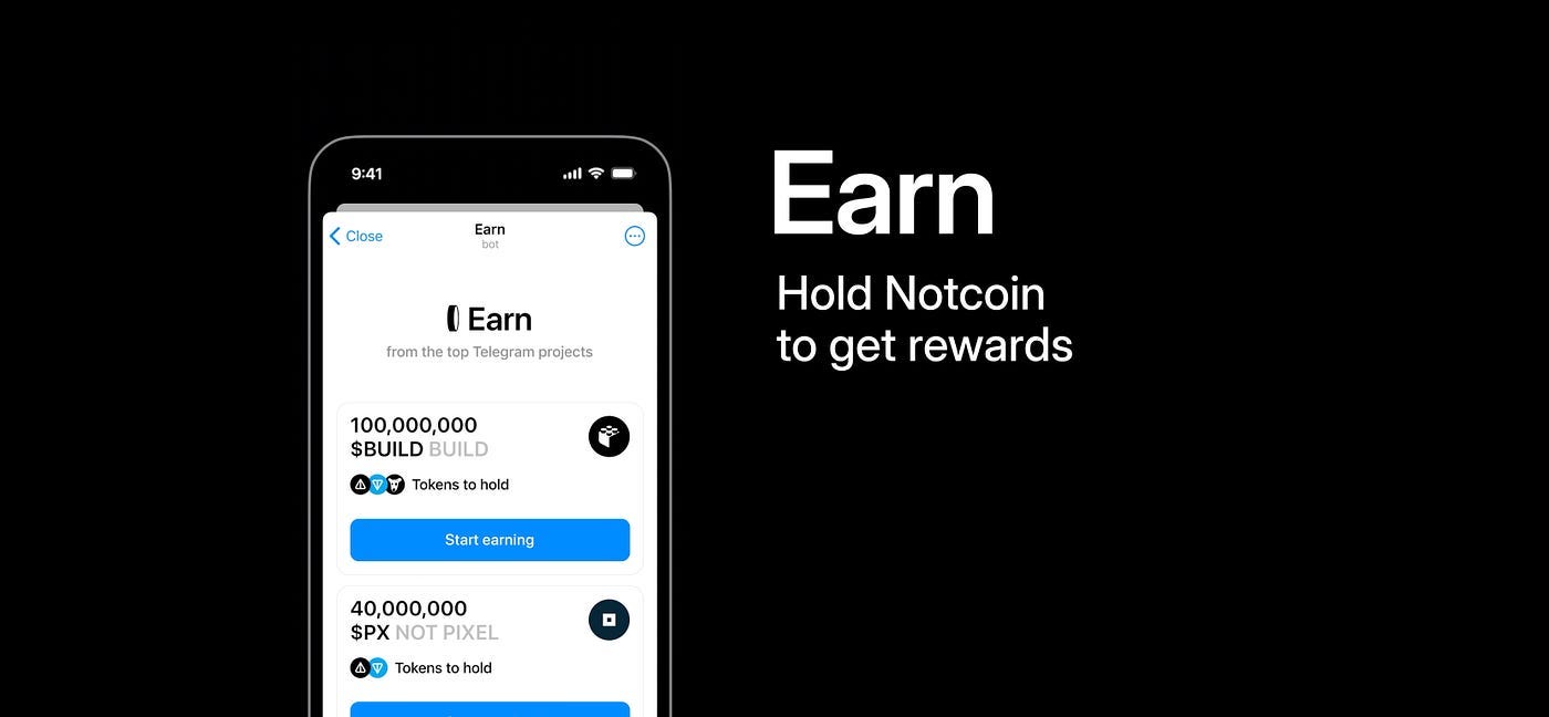 NotCoin has launched the first Telegram-native launchpool @Earn | by  Gameration | Medium