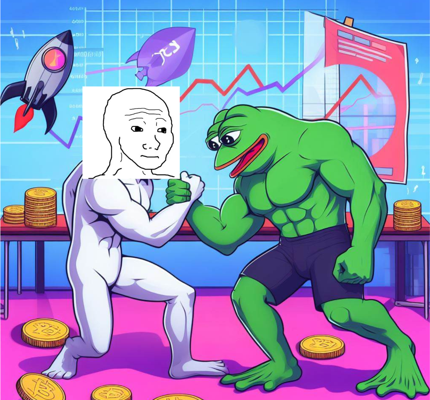 From Meme to Money: Will Wojak Rise in the Crypto World as the Next Pepe? |  by Token Trekker Crypto & Travel | Crypto Currents | Medium