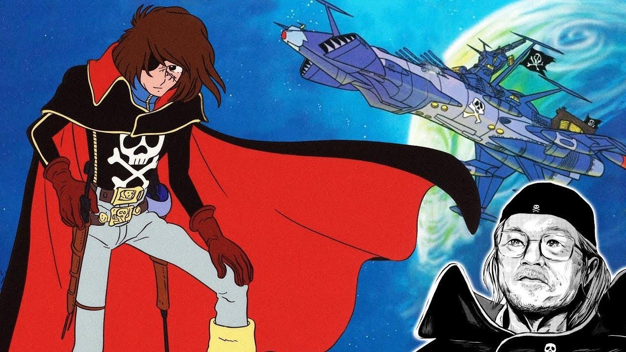 Review Space Pirate Captain Harlock: A Bold Sci-Fi Reimagining | by Leo  Vibe Manga | Medium, image size:1280x720