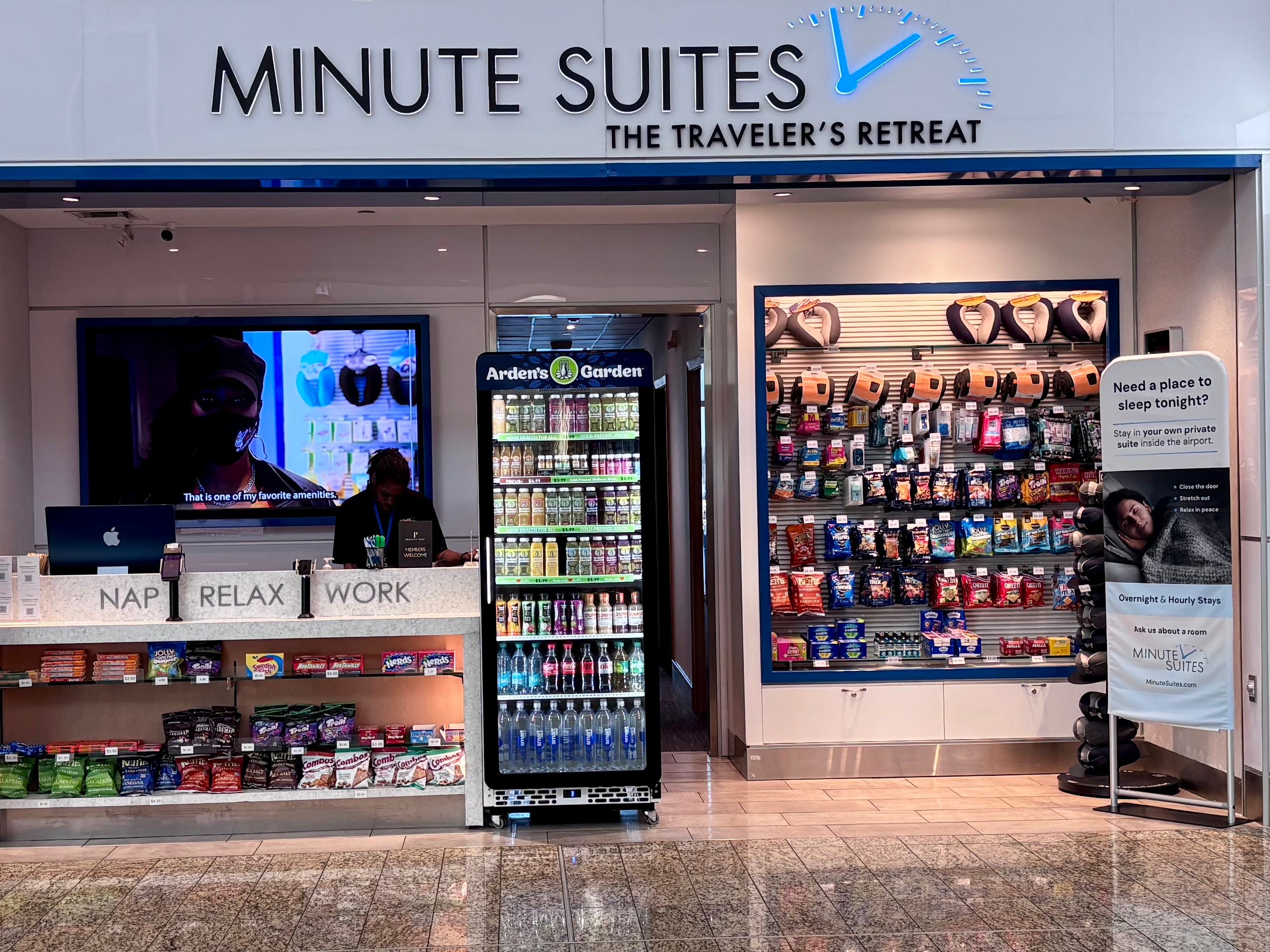 Paying for a Peaceful Nap at the Airport