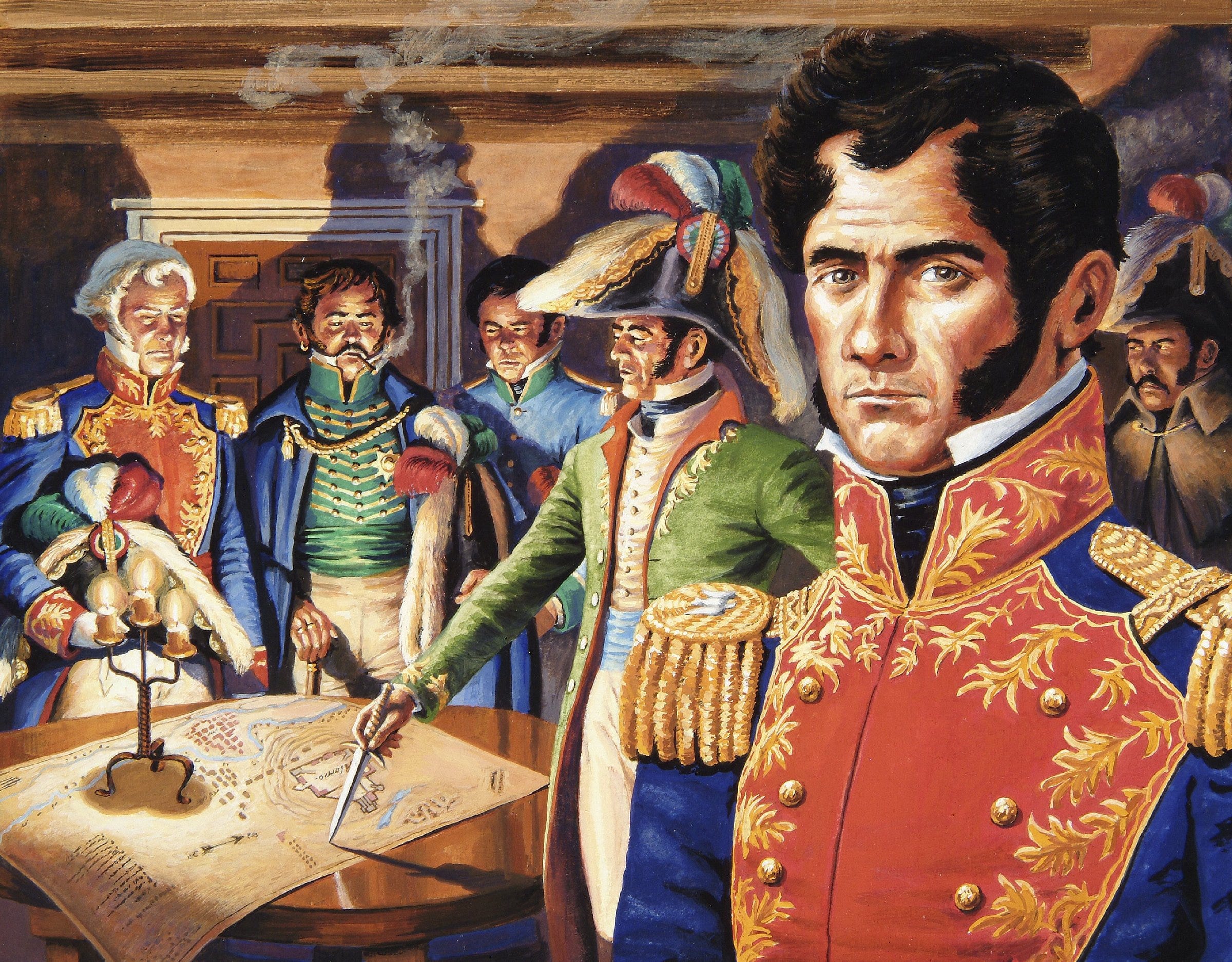 Figurine King & Country – Général Santa Anna – Alamo – 1/32 – Retired 2006