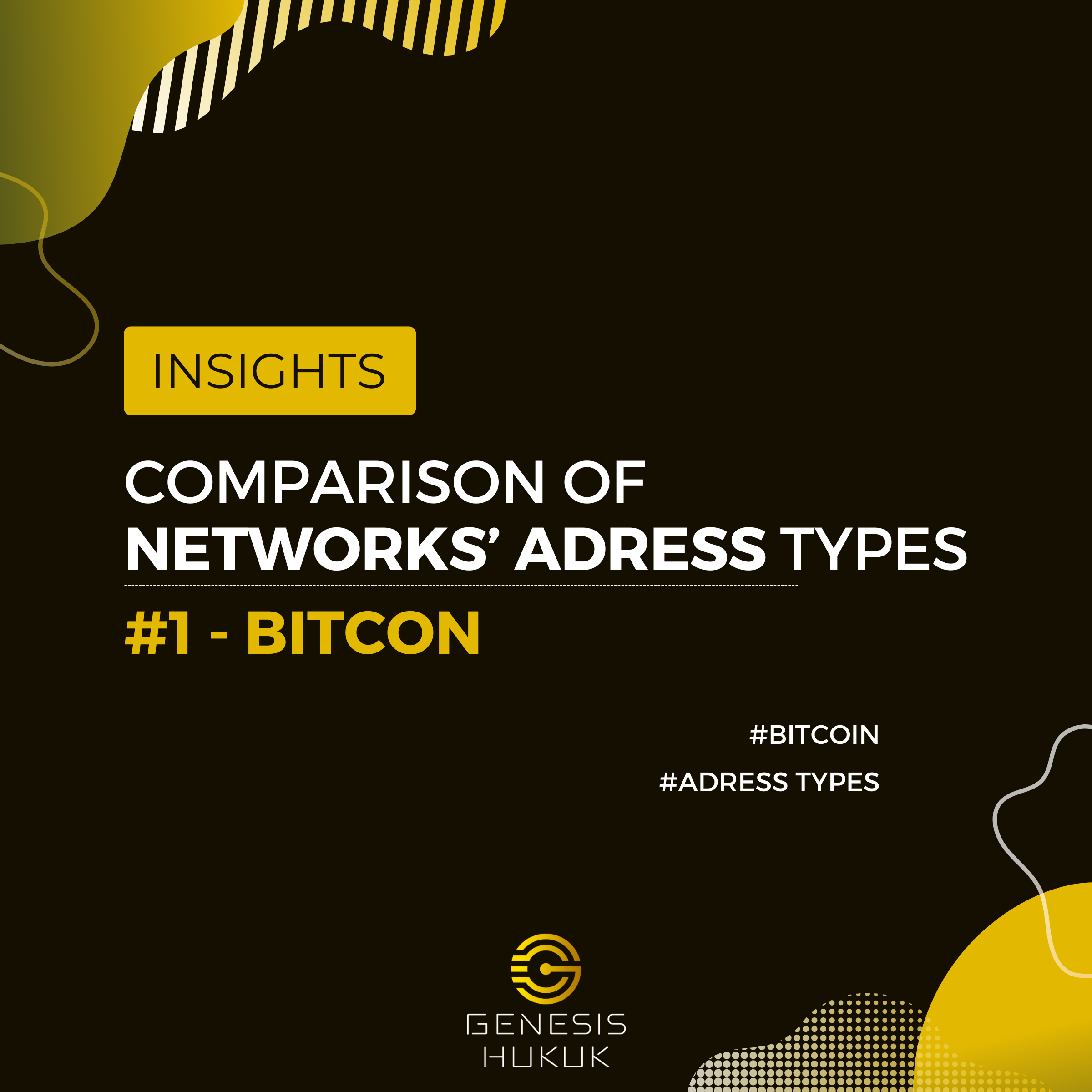 Comparative Bitcoin Address Types for Institutional and Individual Use | by  Sercan Koç | Genesis Hukuk | Medium