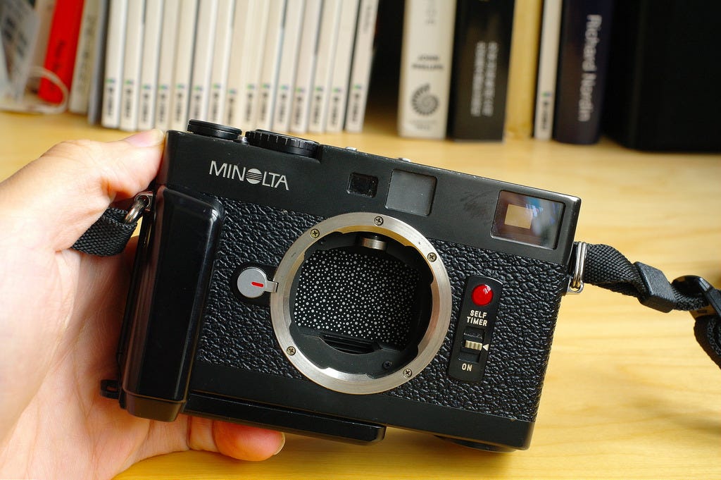 Minolta CLE ~Compact and handy small Rangefinder camera | by LI