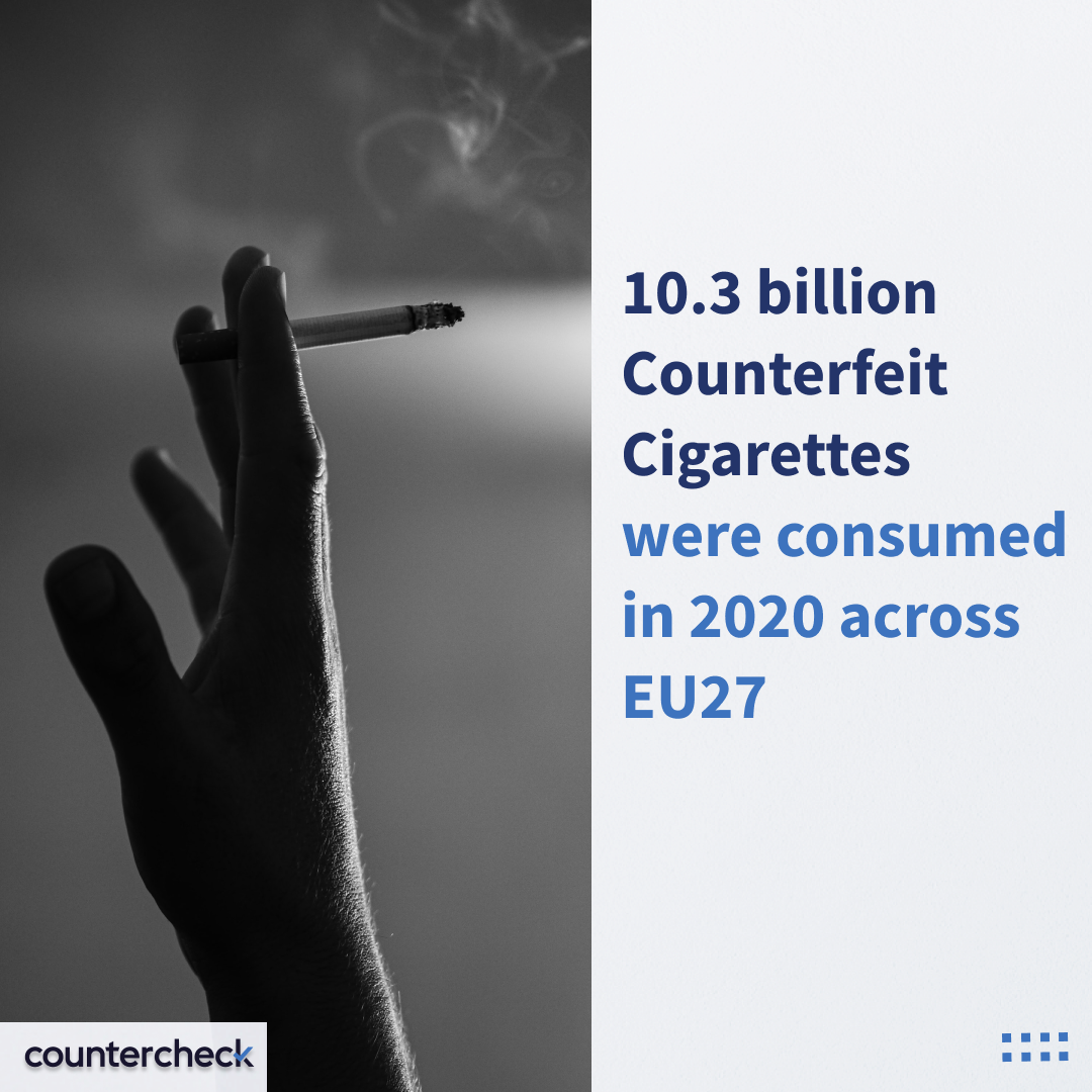 how can you tell if cigarettes are counterfeit 10.3 billion Counterfeit Cigarettes were consumed in 2020 across EU27 | by  Countercheck - No Parcel Goes Unchecked