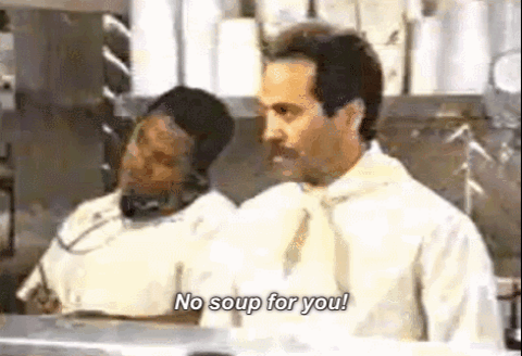No Soup For You!. Seinfeld fans would remember this… | by oZoneDev |  zmNinja | Medium