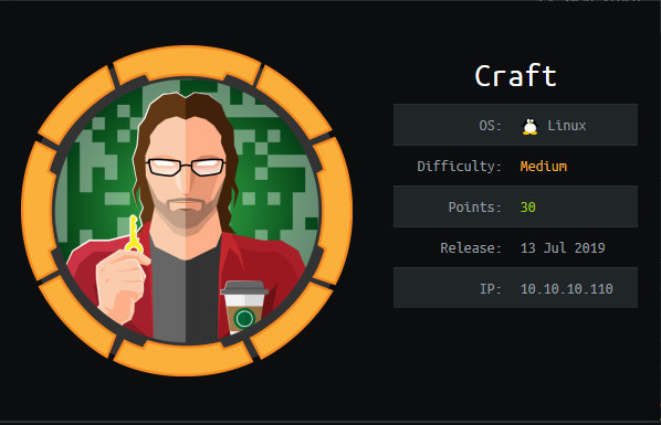 HacktheBox — Craft. This is a write-up on how I solved… | by