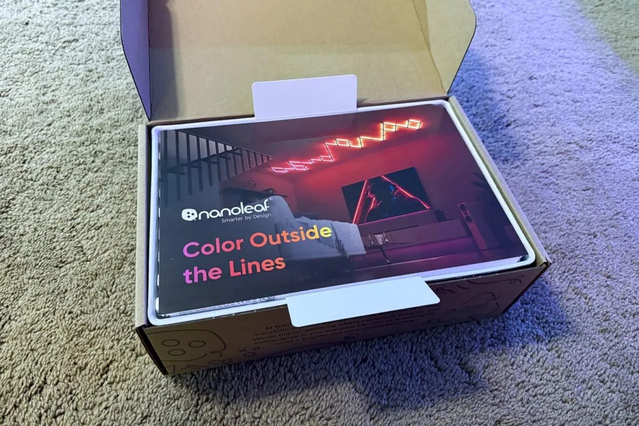Nanoleaf Lines 60 Degrees Smarter Kit With Black Skins REVIEW