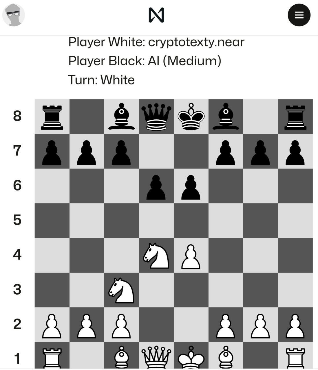 Chess Game on Blockchain — Near Protocol | by Cryptotexty | Medium