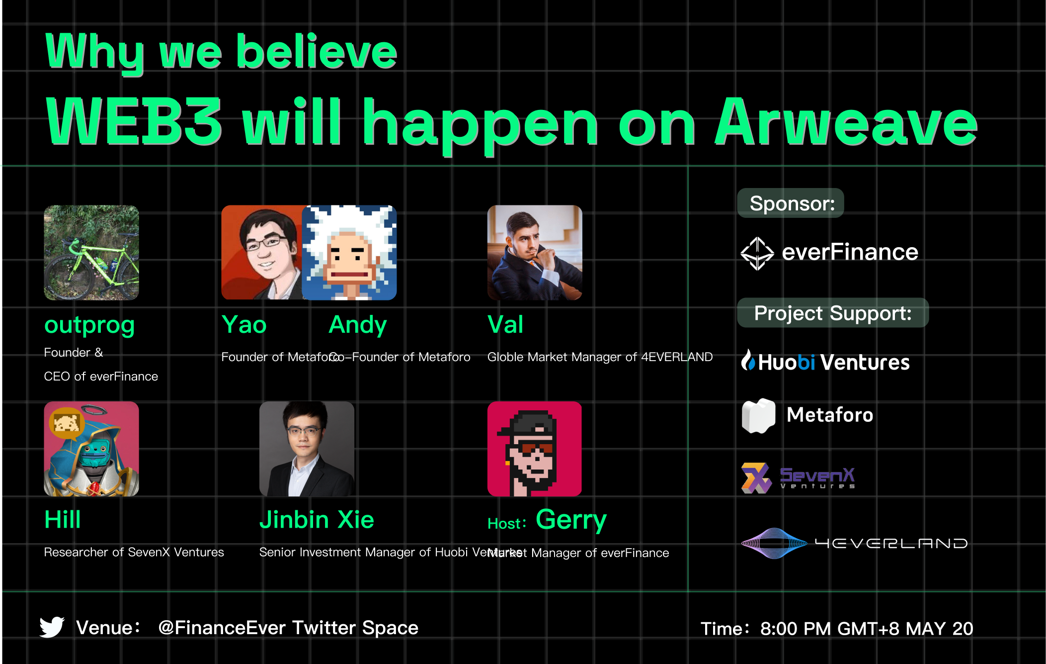 Twitter Space: Why we believe WEB3 will happen on Arweave | by Evelyn |  everVision