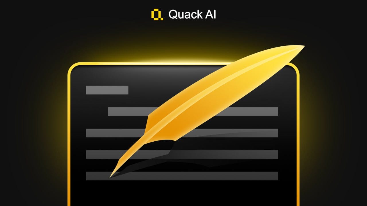 To Our Community: The $Q Journey Begins | by Quack AI | Medium