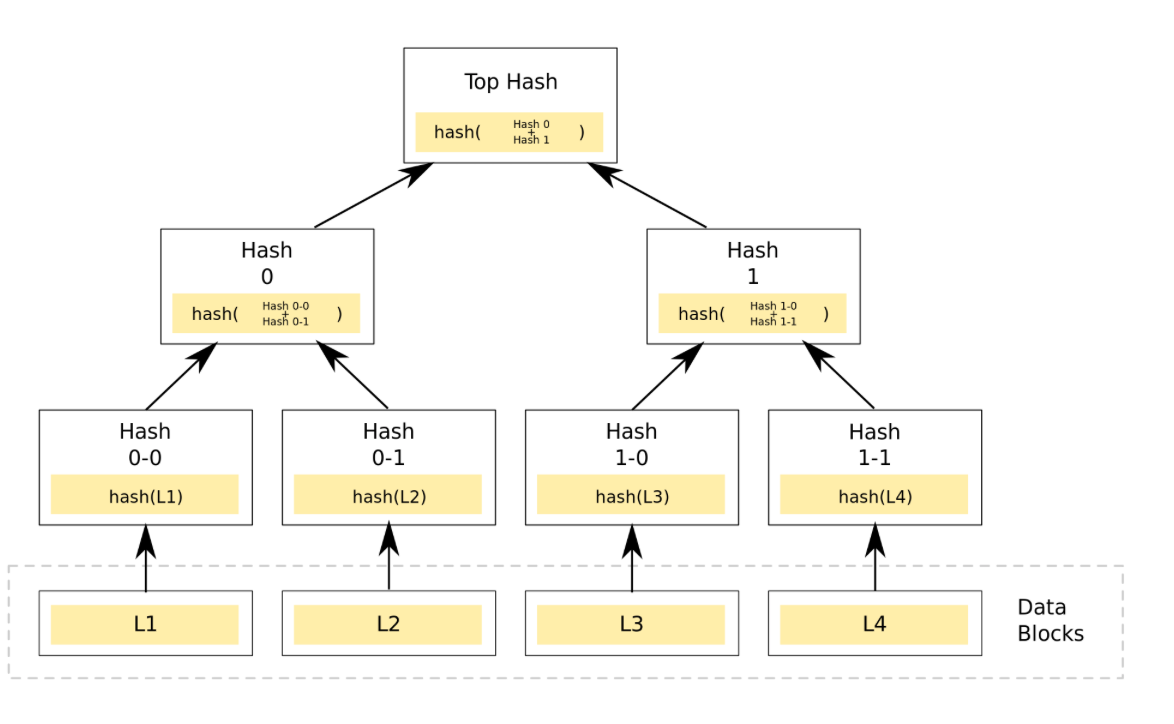 Merkle root of a bitcoin block calculated in C# | by Co | Coinmonks | Medium