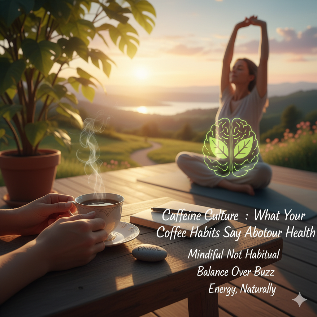 Healthy daily habits, morning sunlight, coffee, and meditation
