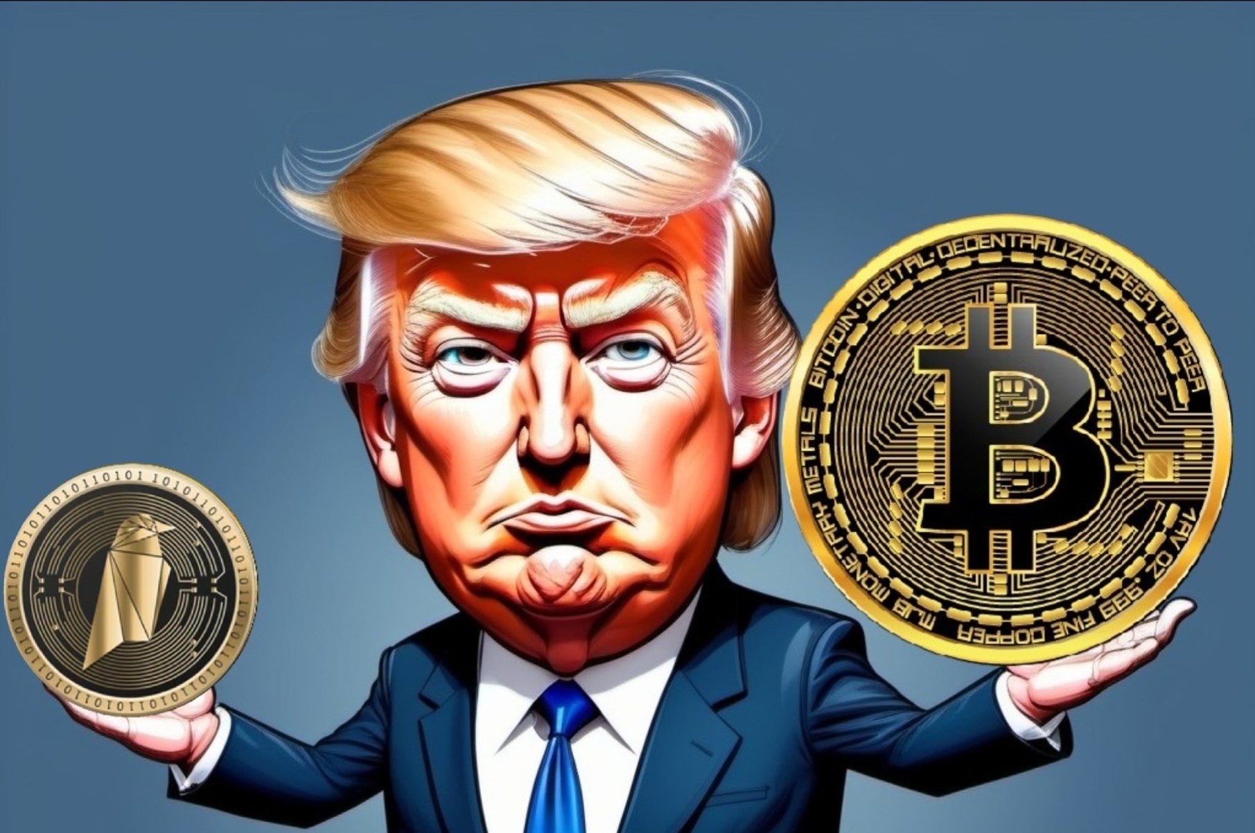 Trump Is President — Why Not Buy Some Bitcoin To Soften the Blow? | by Toby  Hazlewood | Level Up Coding