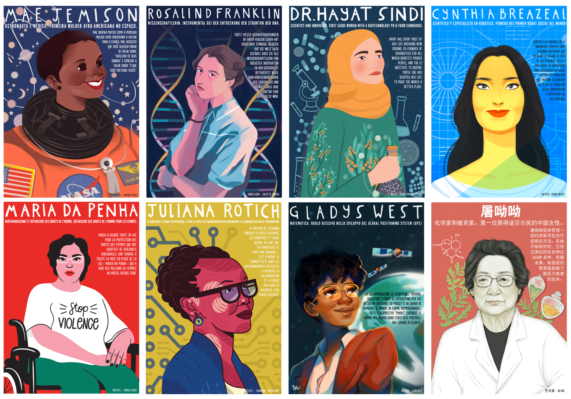 STEM Role Models Posters — In 7 Additional Languages | by Nevertheless |  Nevertheless Podcast | Medium