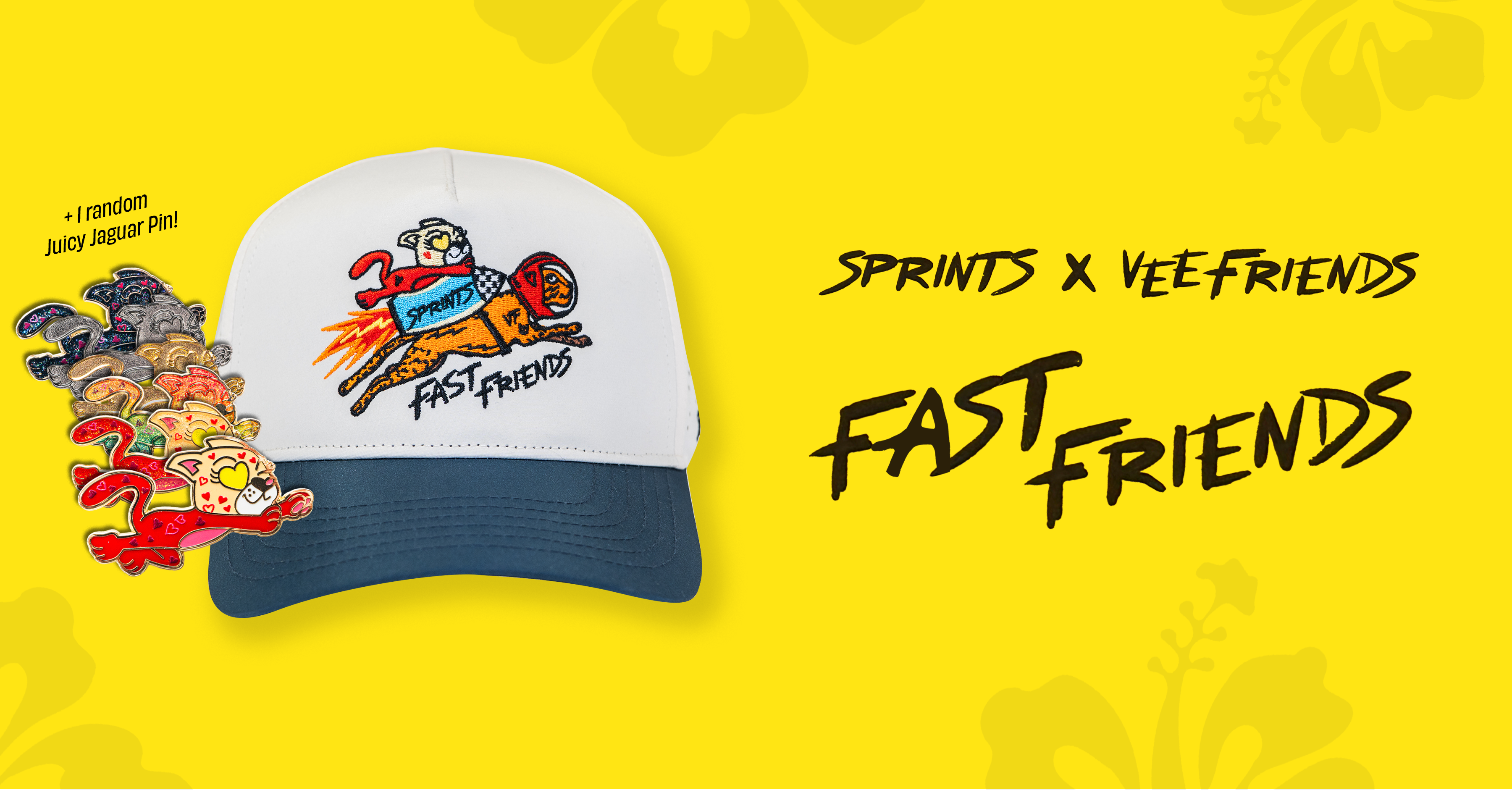 VeeFriends x Sprints Drop Hat & Juicy Jaguar Pin For Friends Who