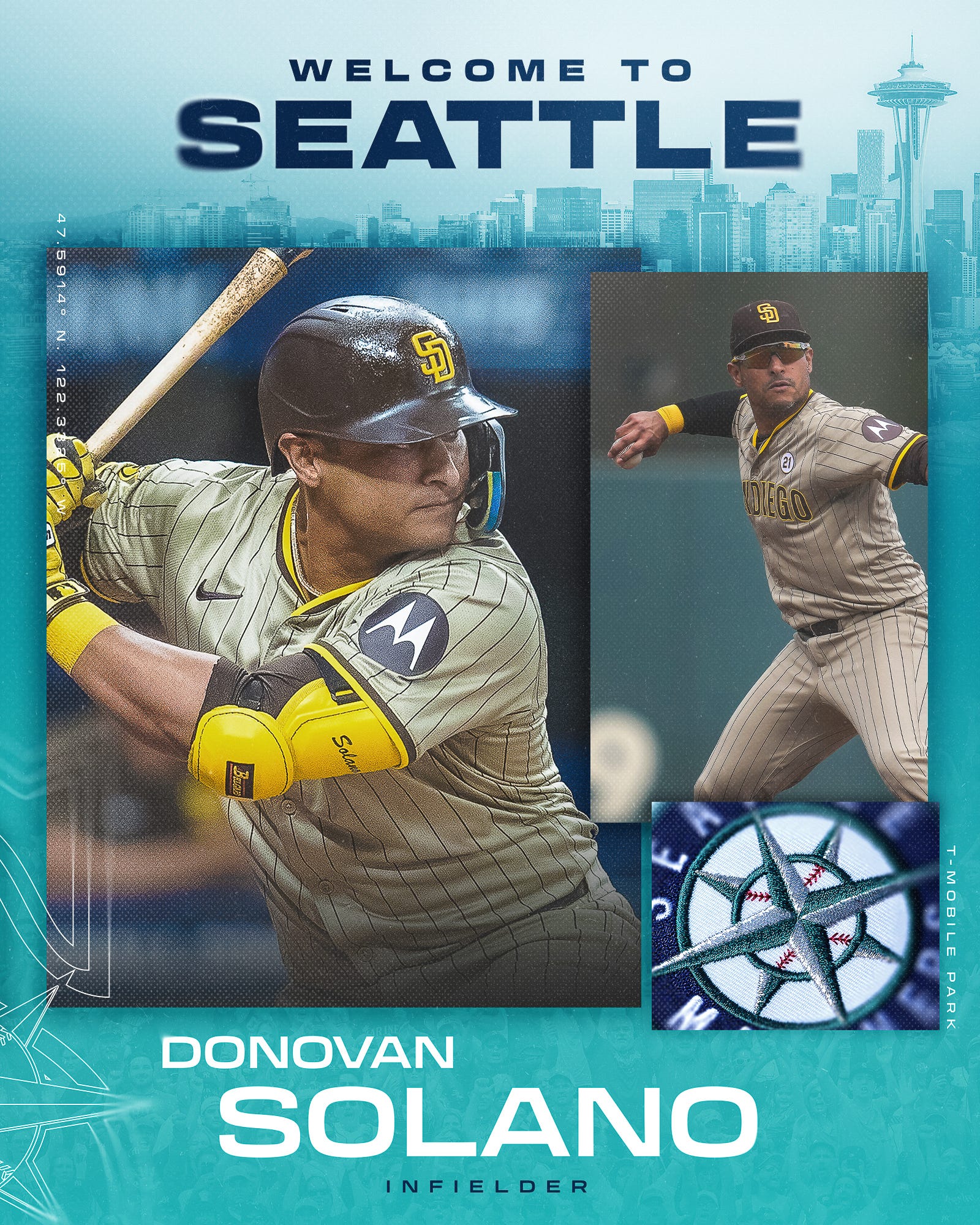 Mariners Sign Infielder Donovan Solano to 1-year Major League Contract | by  Mariners PR | From the Corner of Edgar & Dave