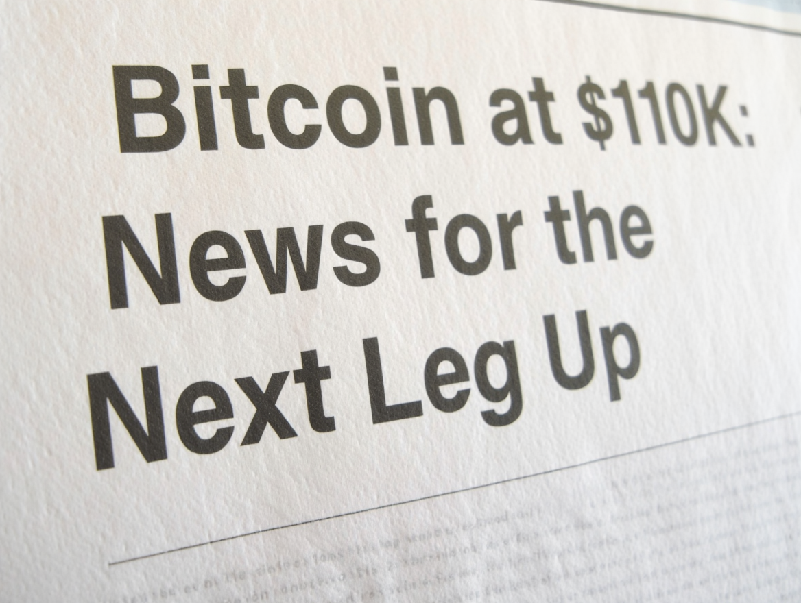 Bitcoin at $110K: News for the Next Leg Up | by Blockfuturist | Coinmonks |  Medium