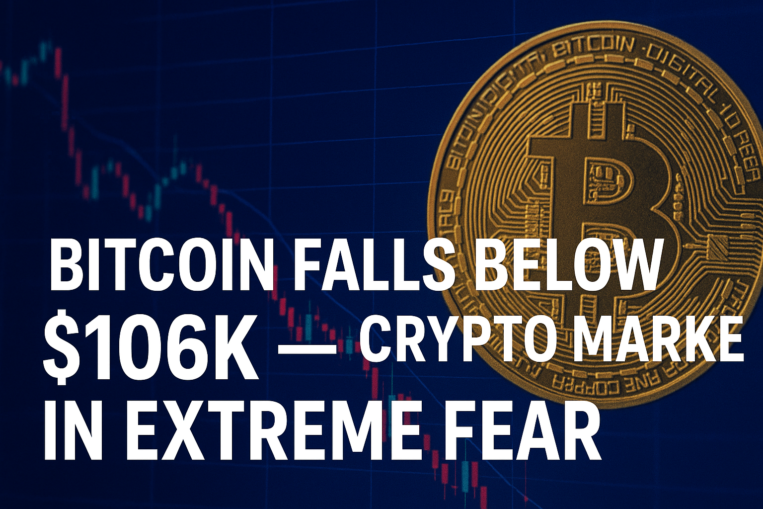 Bitcoin Falls Below $106K as Crypto Fear Index Hits 7-Month Low | by Casi  Borg | Medium