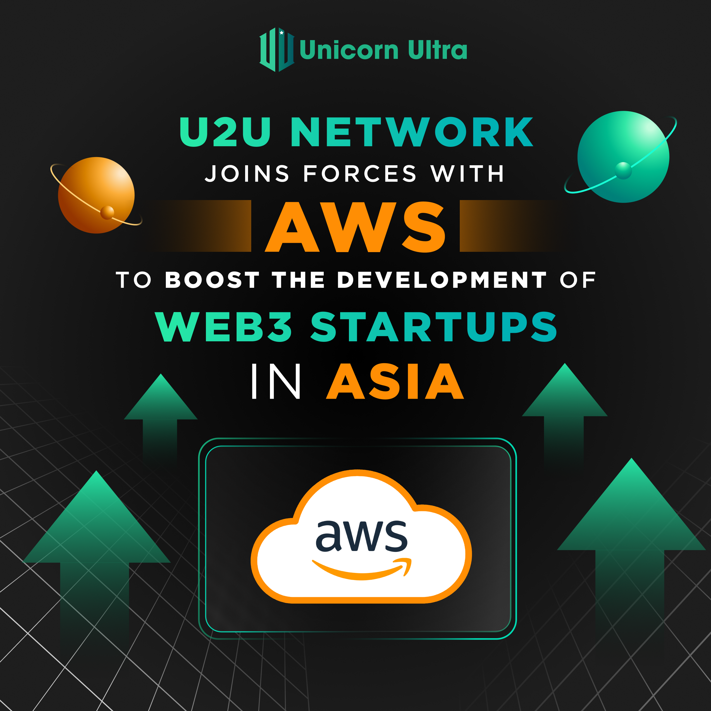 U2U Network Joins Forces with AWS to boost the development of Web3 Startups  in Asia | by U2U Network | U2U Network | Medium