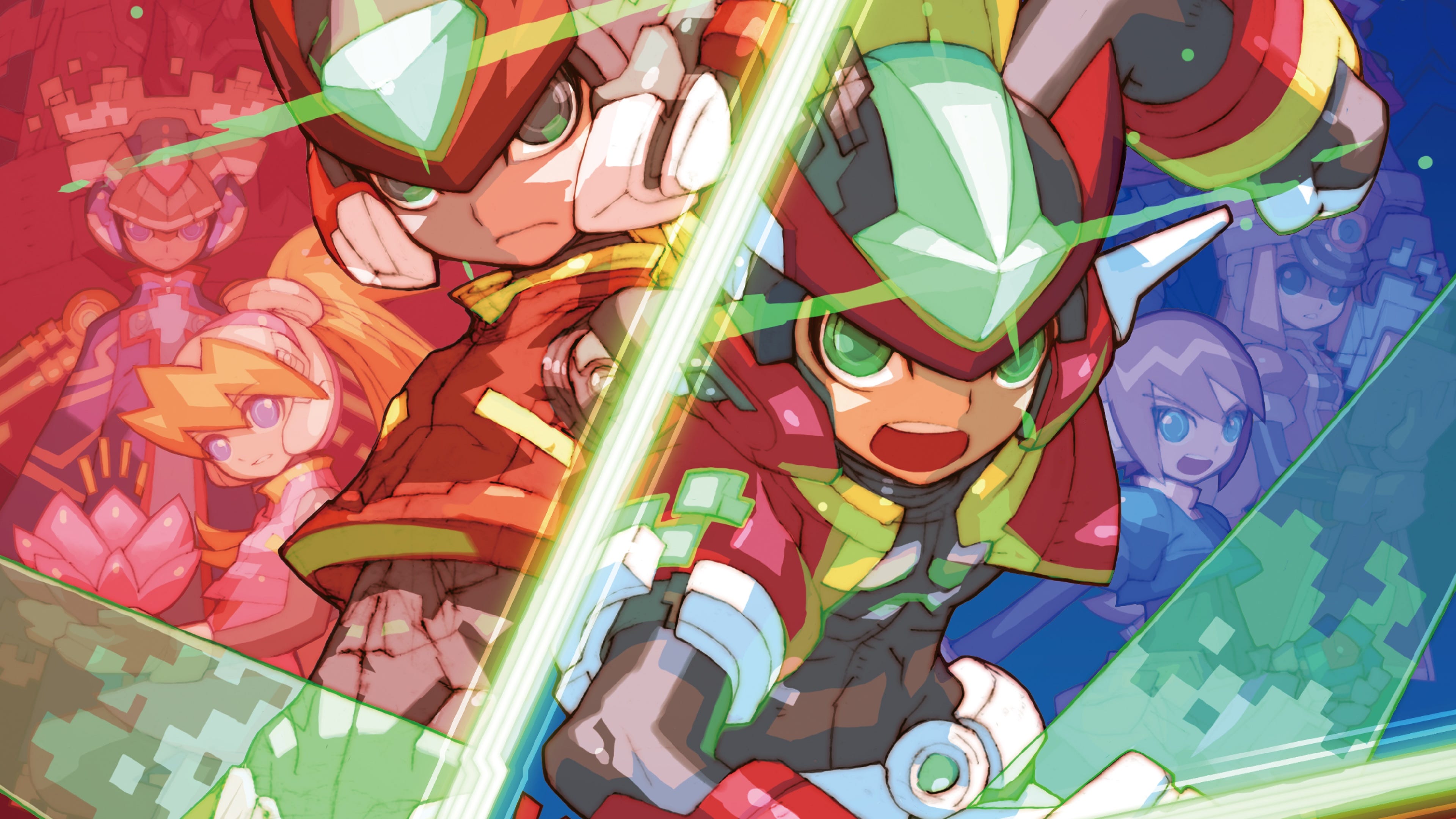 ジーンクエスト ALL Mega Man ZX-100% Hard Mode Walkthrough Smash The Rock, Clean The