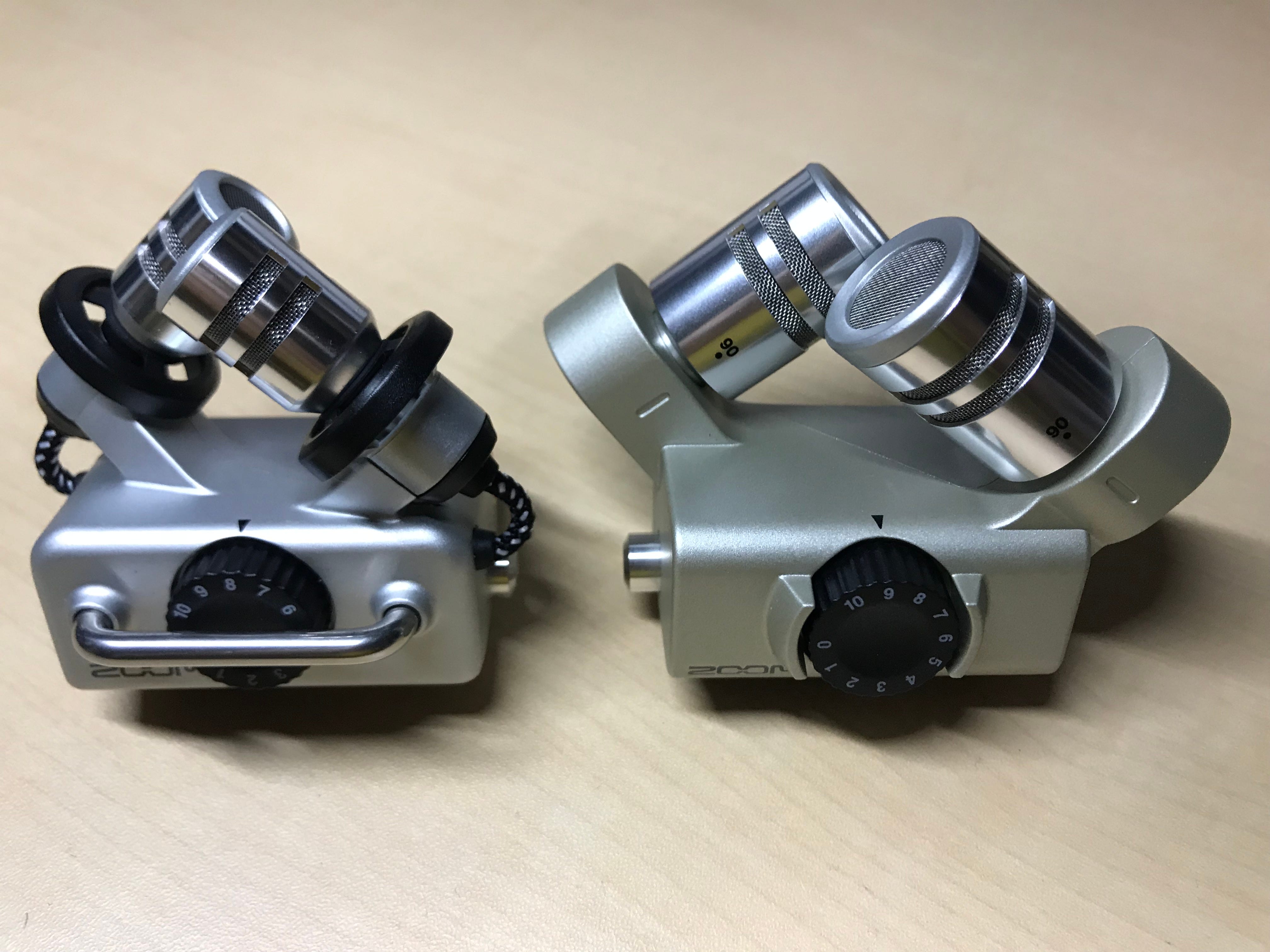 ZOOM H5のマイクヘッドをXYH-6に交換. H5に標準で付いてくる
