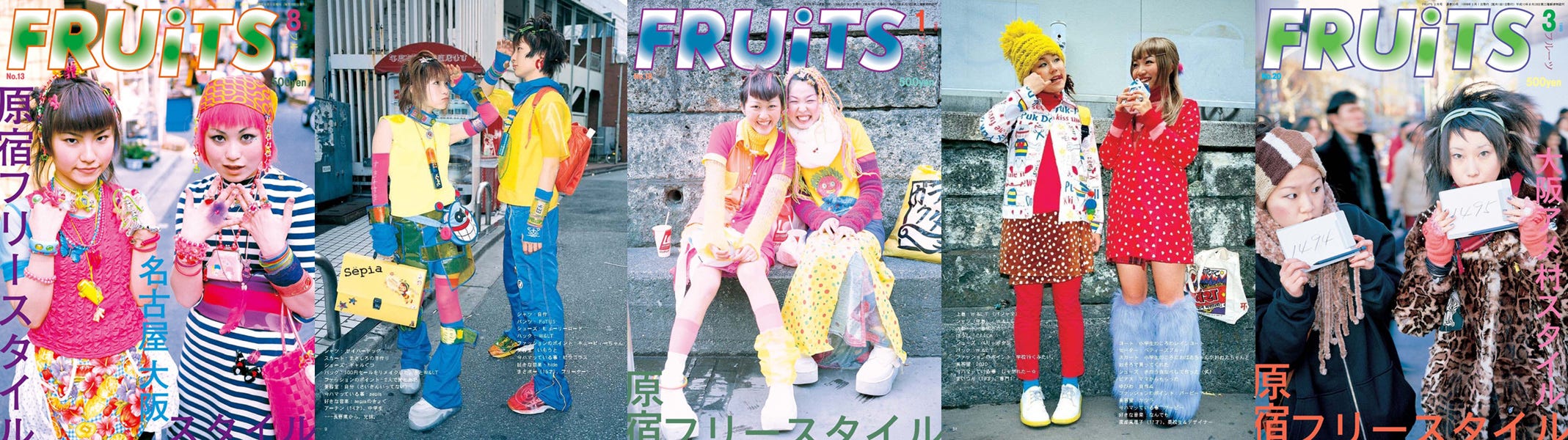 FRUITS PHAIDON ストリートファッション FRESH FRUITS /原宿ストリートファッション 青木正一 PHAIDON