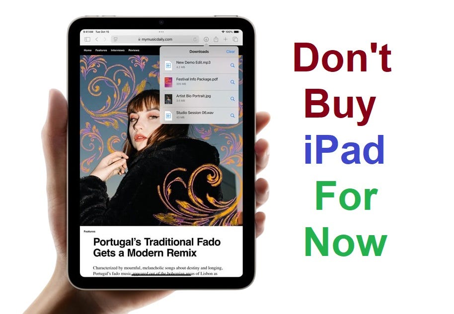 Stop! Don't Buy an iPad Right Now | by Faizan Saghir | Medium