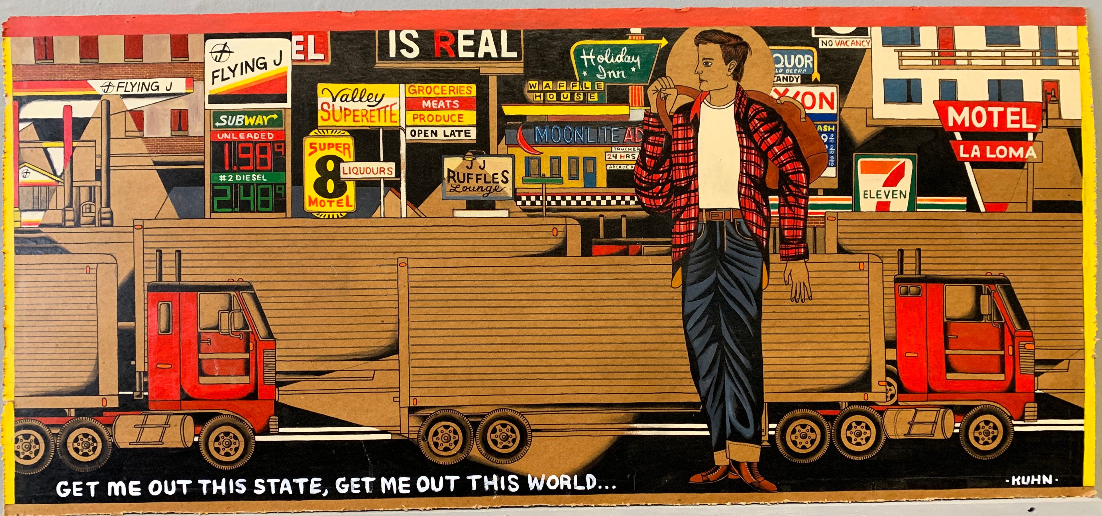 Outsider Artist Max Kuhn Translates America's Drifter Journey Into