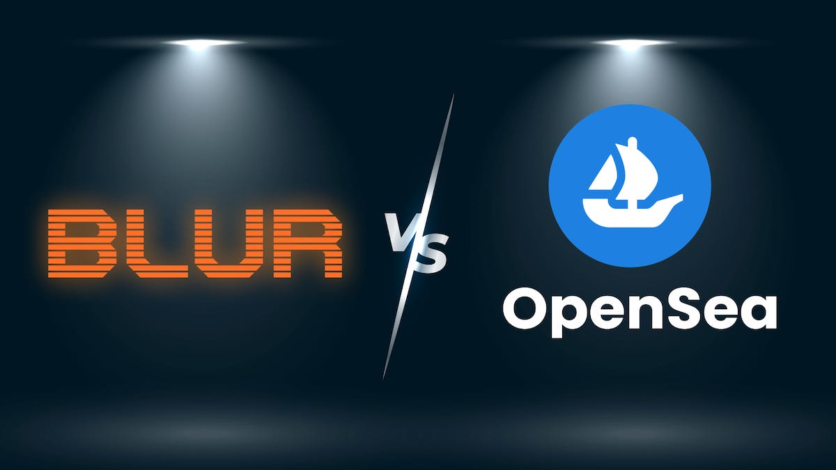 The Battle for NFT Marketplace Supremacy: A Comparison of Opensea and BLUR  | by Mustafa Y. | P2E.Game | Medium