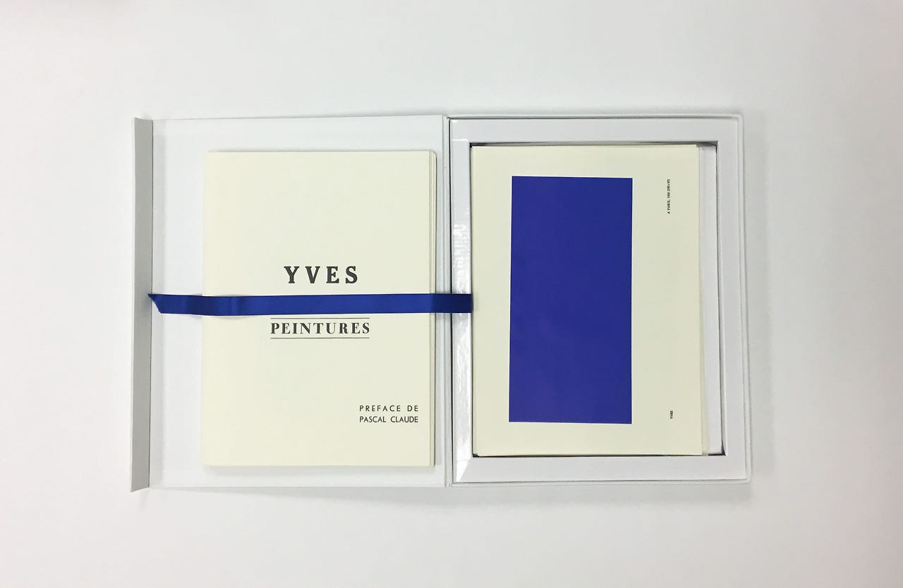 Yves Peintures: A Writing About Infinite Blue | by Samantha Levin