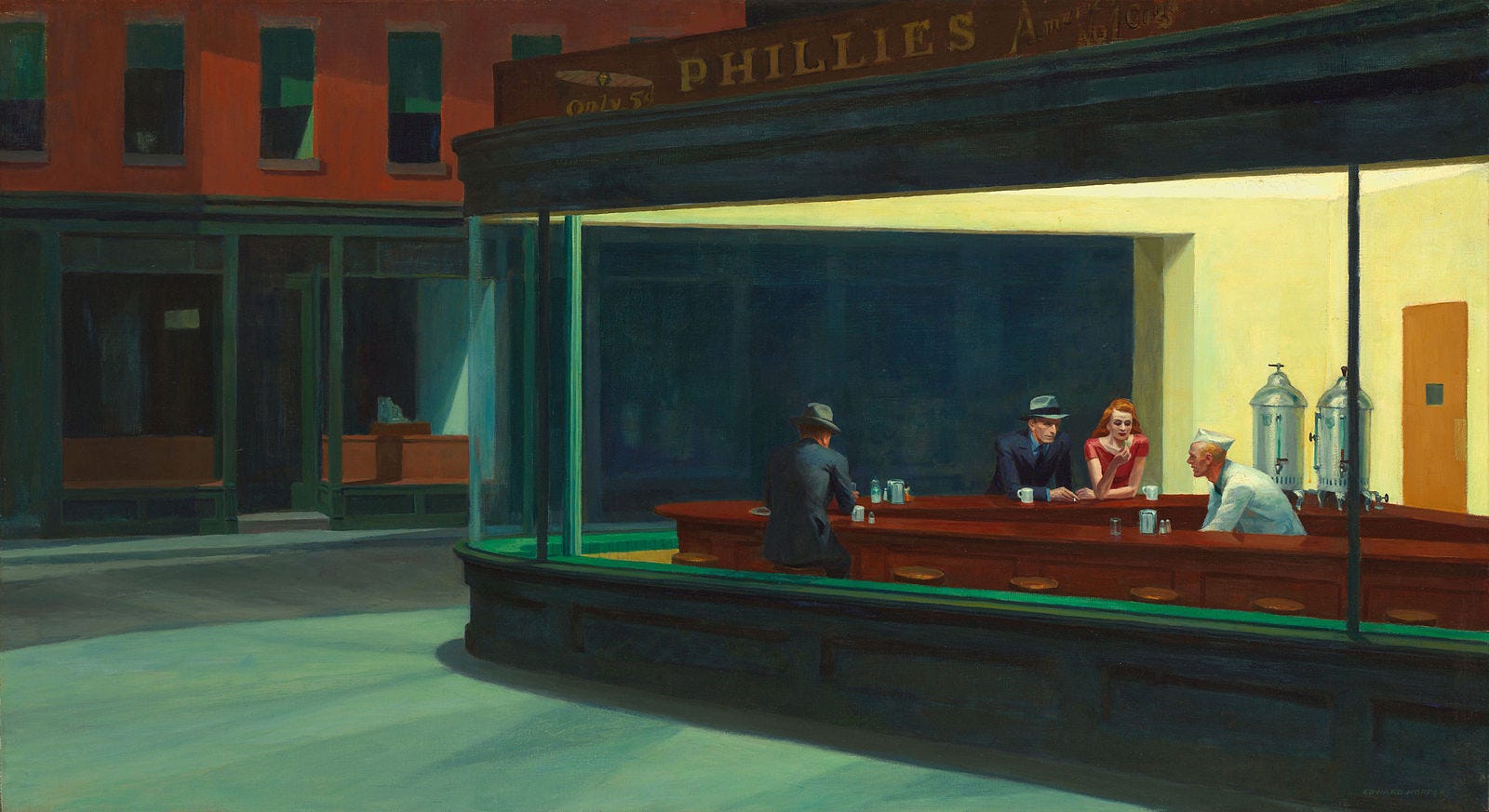 邦楽 Nighthawks The Story Behind… Lonely America. “Nighthawks” by Edward Hopper