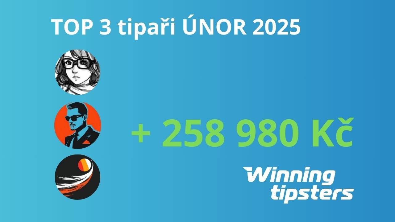 TOP 3 sázková poradenství za únor 2025