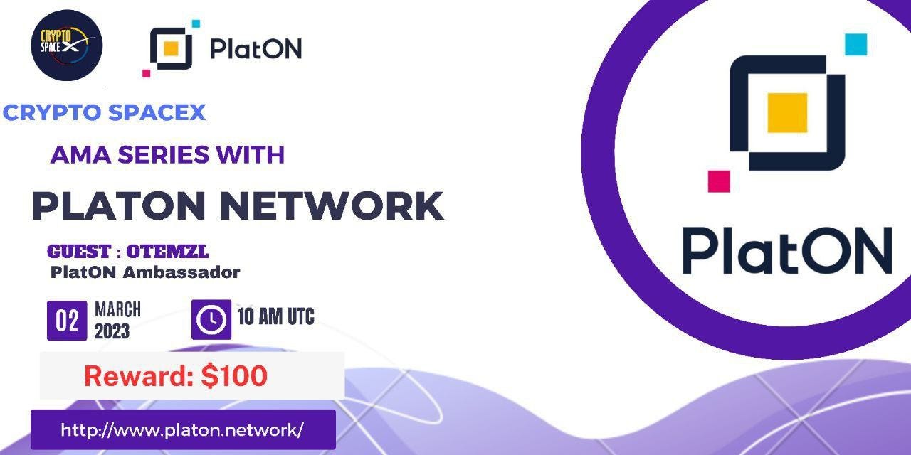 📌 CRYPTO SPACEX x PLATON NETWORK AMA RECAP🔥 | by Crypto spaceX | Medium