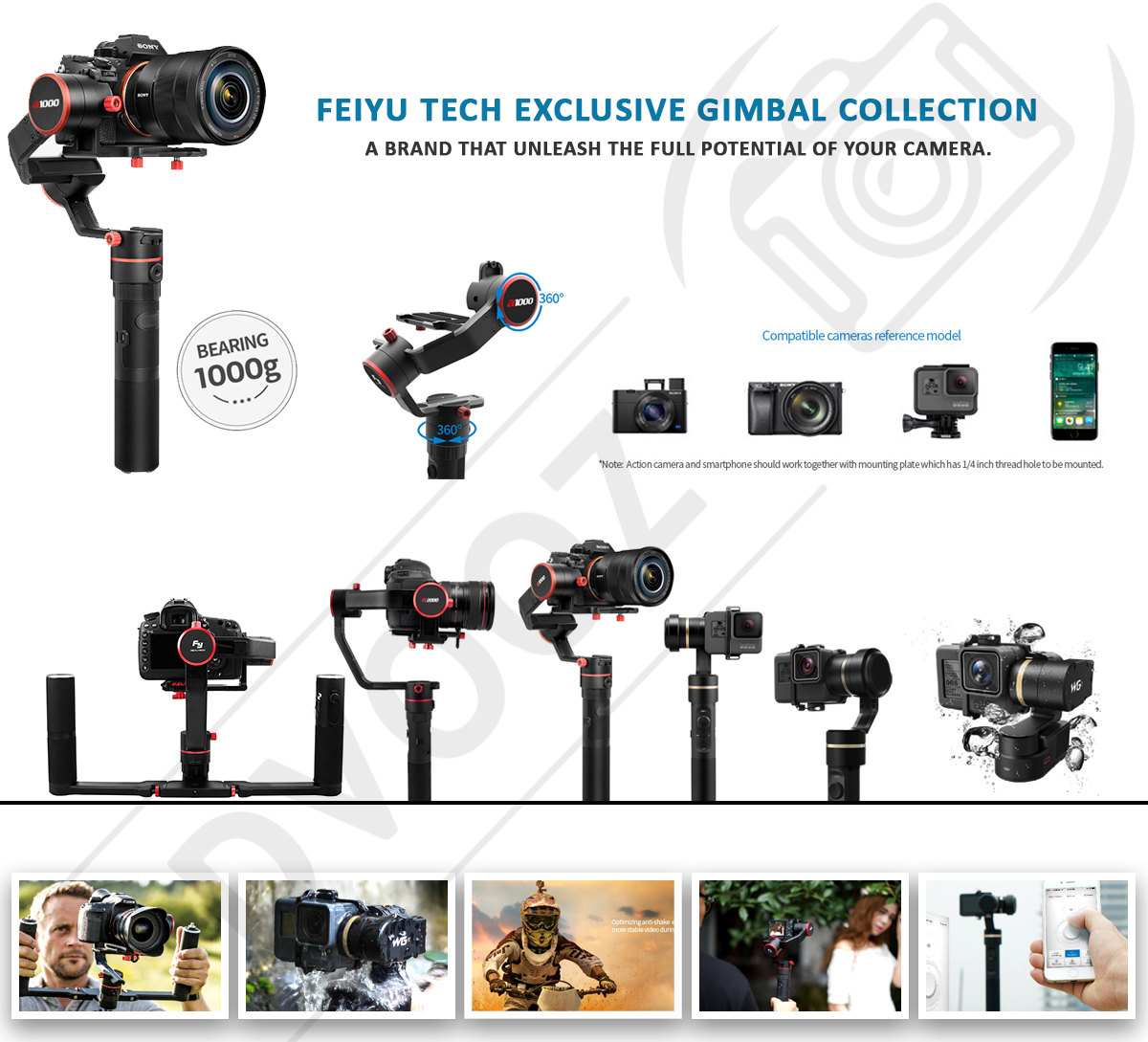 その他 Feiyu Tech a1000 Amazon | Feiyu Tech(フェイユーテック) a1000 3軸カメラ