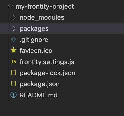 What your Frontity project will look like after installation