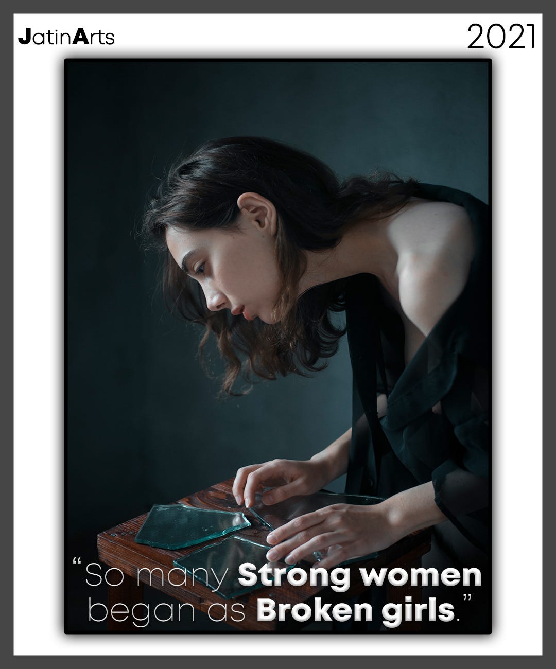 Broken Heart Quotes Banner in Photoshop. | by Jatin punia | Medium, image size:1080x1300