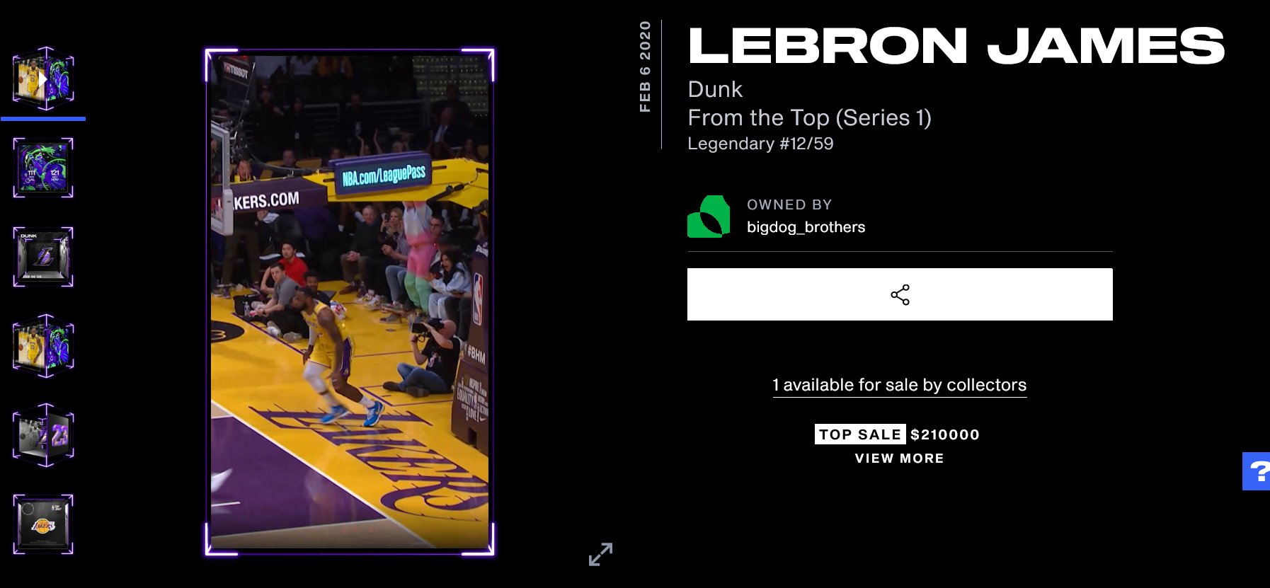 Why a LeBron James GIF Sold for $210,000 | by Simon Spichak | Yard Couch |  Medium