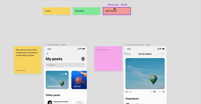 Figma widgets for collaboration. Figma is the most collaborative… | by  Tugce Kurucay | Medium | UX Collective