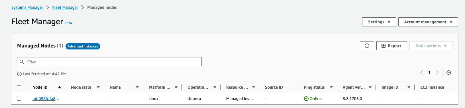 Your studio notebook instance registered with SSM. Advanced Tier needs to be enabled for this to work.