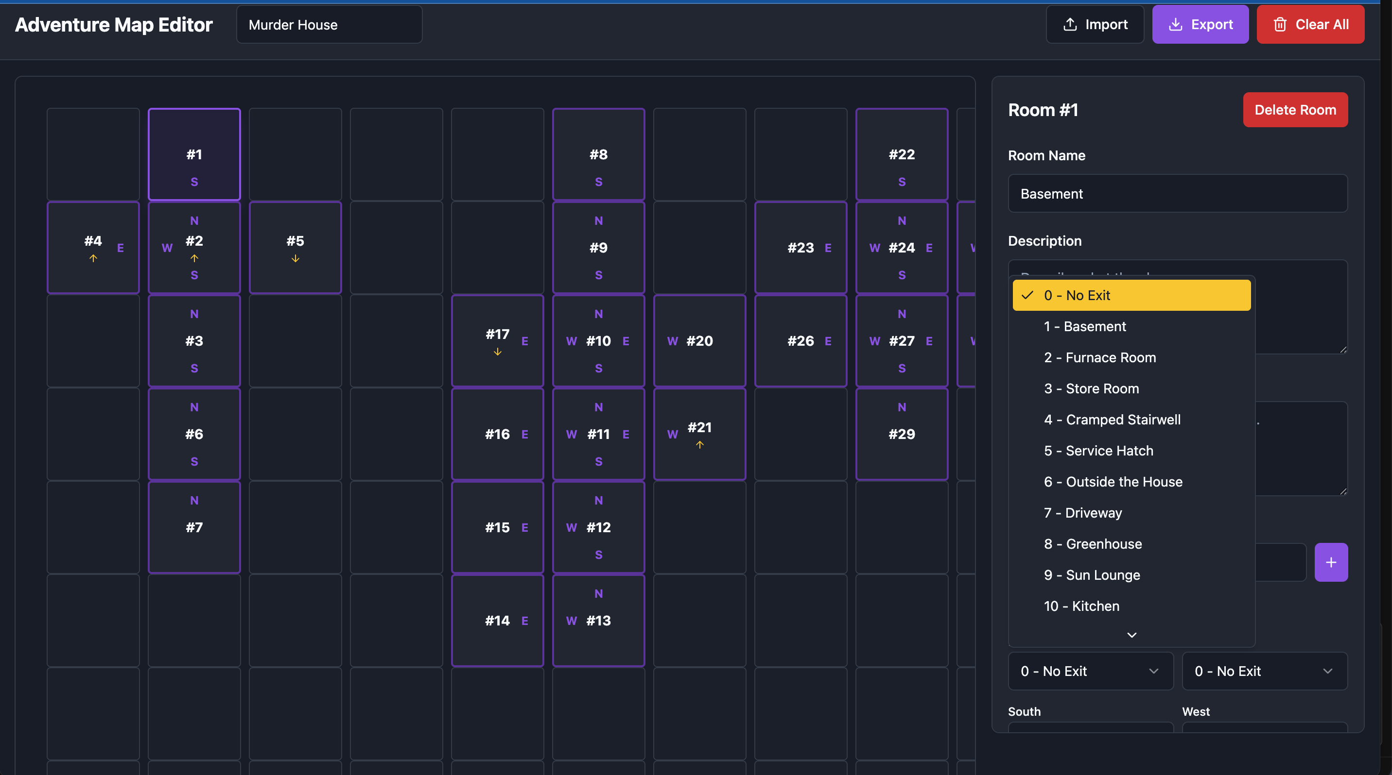 Dungeon Loom, my Text Adventure and Dungeon Map Editor