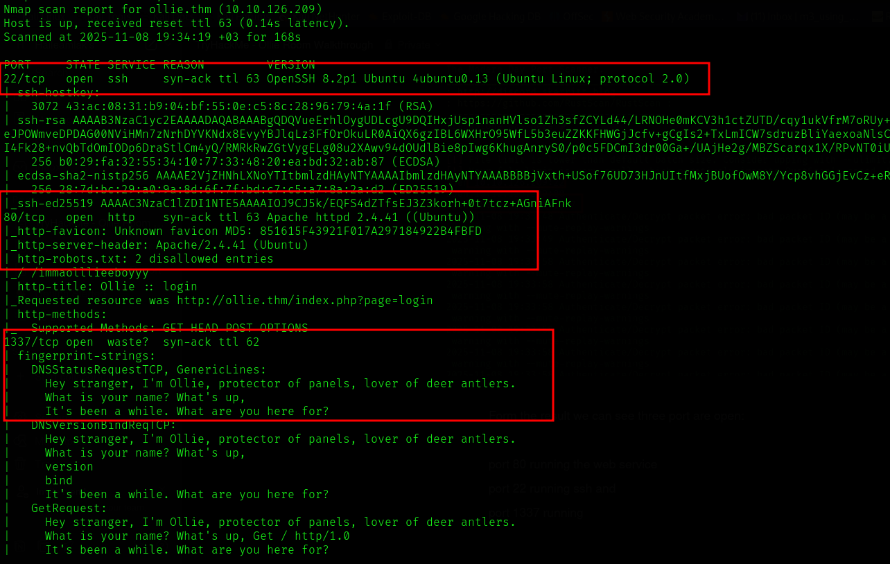 Ollie — TryHackMe Room — Walkthrough & Writeup | by Xploit3r | Cyber  Security Write-ups