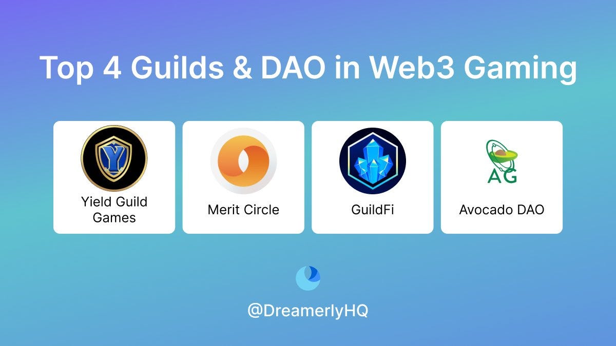Top 3 Guilds and DAOs in web3 Gaming | by Linh Tran | Coinmonks | Medium