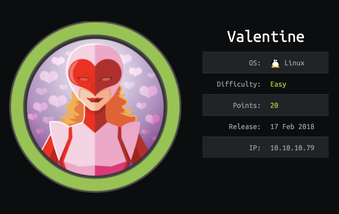 Hack The Box: Valentine Write-up (#12) | by Joshua Surendran