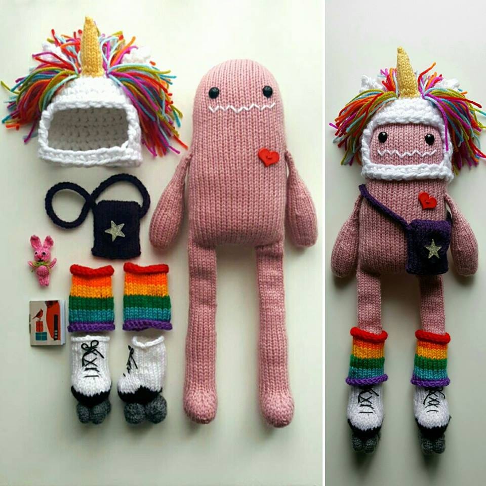 This Cheerful Knit Monster and His Zippy Doodads Will Have You